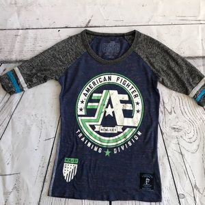 American Fighter 3/4 sleeve shirt